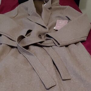 Stylish Tan Belted Coat Brand New